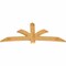 Ekena Millwork Davenport Rough Sawn Timber Gable Bracket, Western Red Cedar, 84"W x 35"H x 2"D x 6"F, 10/12 Pitch GBW084X35X0206DAV00RWR - alternate 2